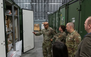 RAF Waddington members visits 100th LRS