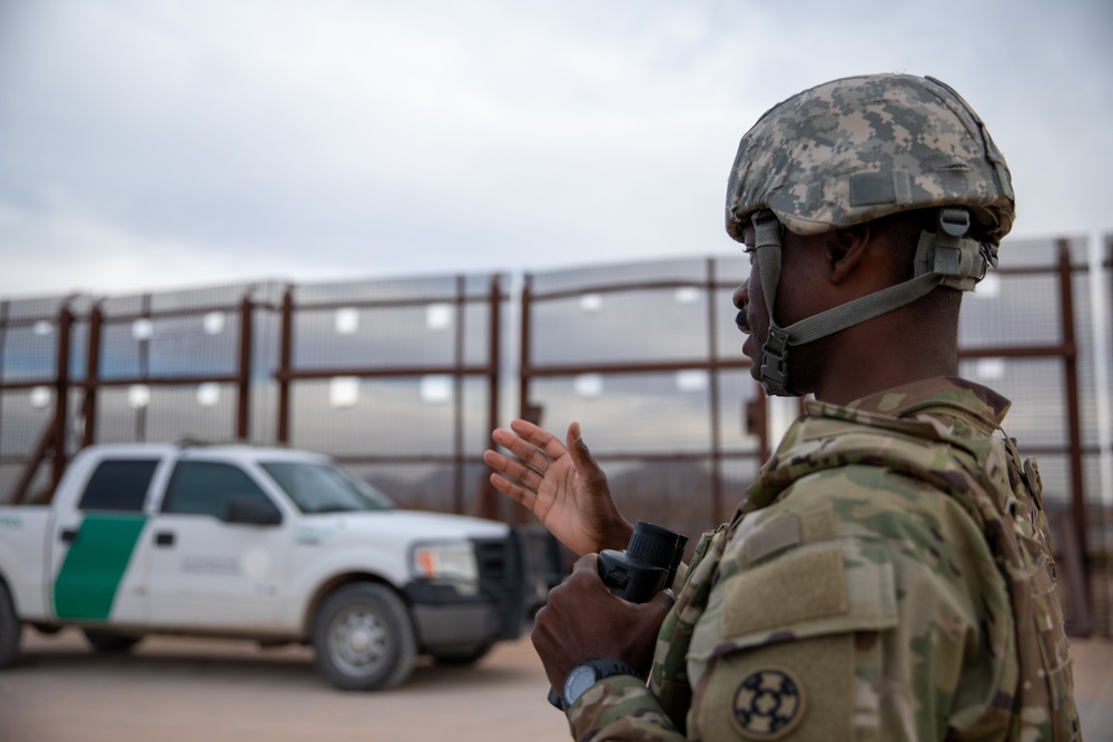192nd Quartermaster Company Supports Border Security Operations Near Santa Teresa, N.M.