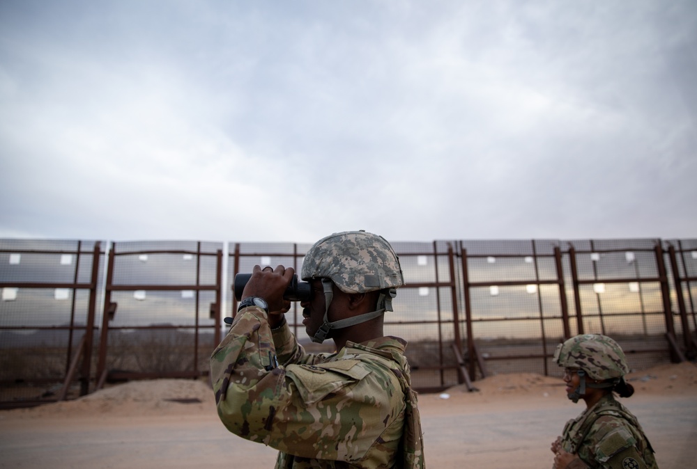 192nd Quartermaster Company Supports Border Security Operations