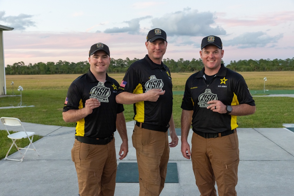 USAMU Sweeps the Podium at the 2025 Spring Shotgun Selection Trap Match