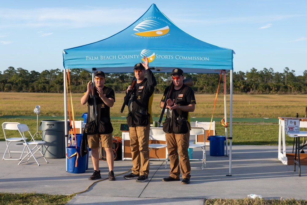 USAMU Sweeps the Podium at the 2025 Spring Shotgun Selection Trap Match