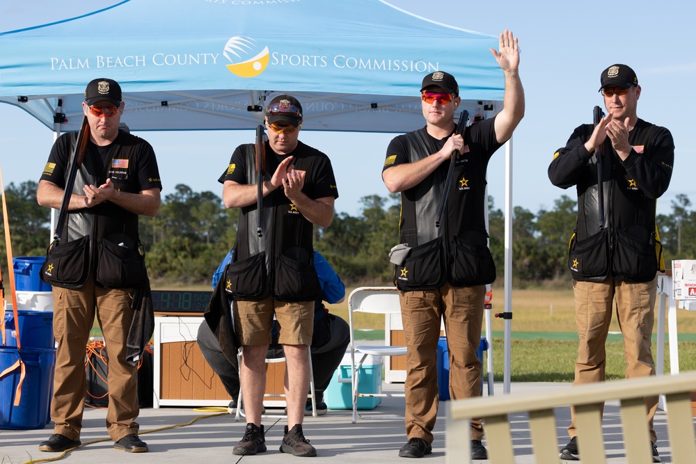 USAMU Sweeps the Podium at the 2025 Spring Shotgun Selection Trap Match