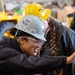 USS Ronald Reagan (CVN 76) Sailors perform supply offload