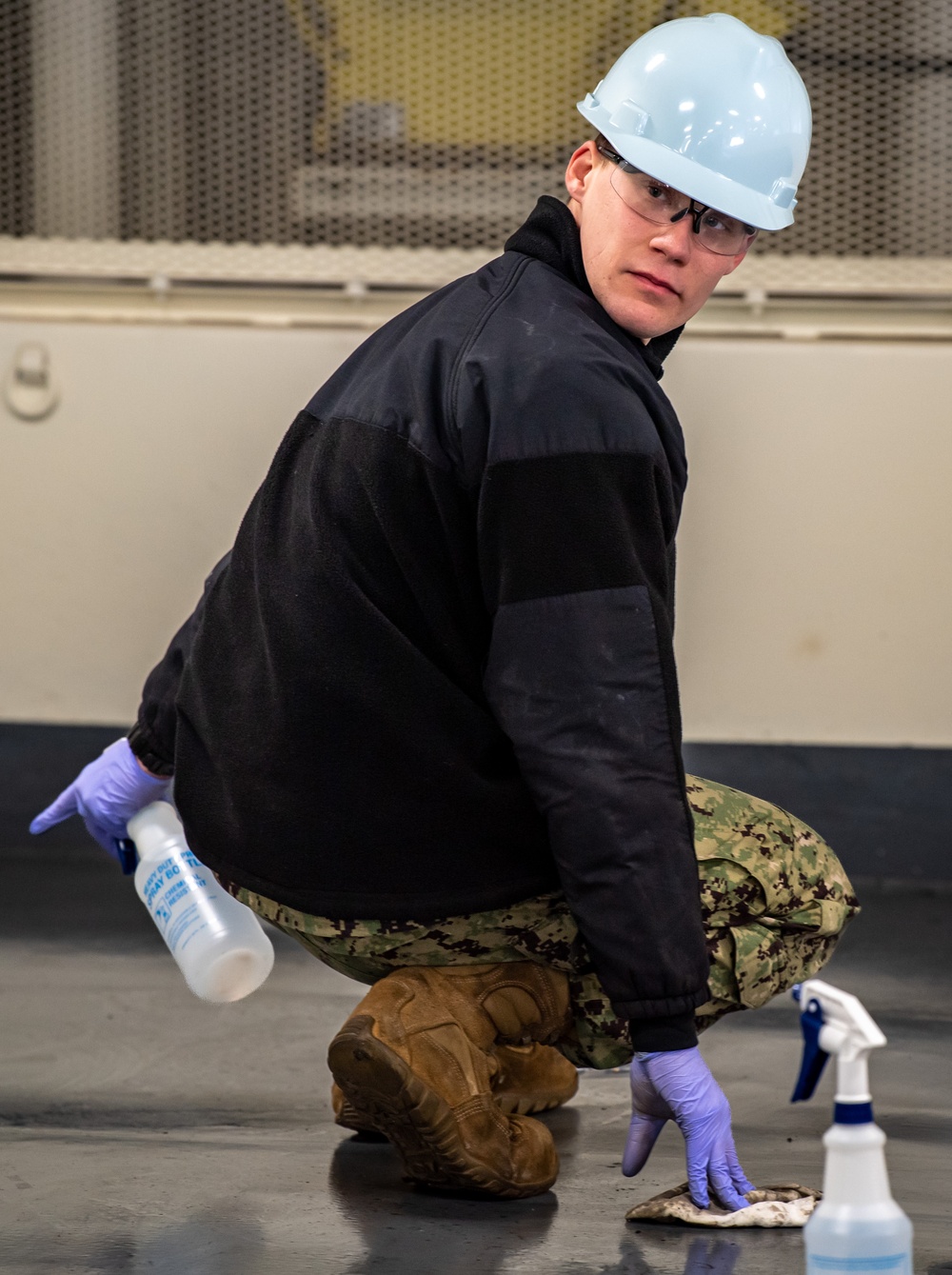 USS Ronald Reagan (CVN 76) prepares for DPIA