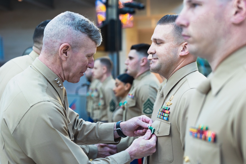 Commandant, Gen. Smith, Attends the Commandant of the Marine Corps Combined Awards Ceremony