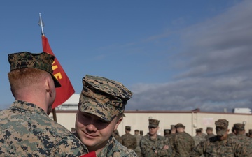 1st MLG Marine receives award for improving testing of communications gear