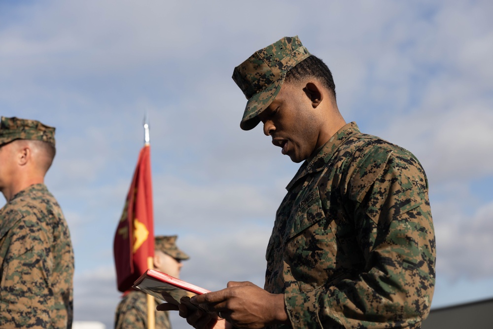 1st MLG Marine receives award for improving testing of communications gear