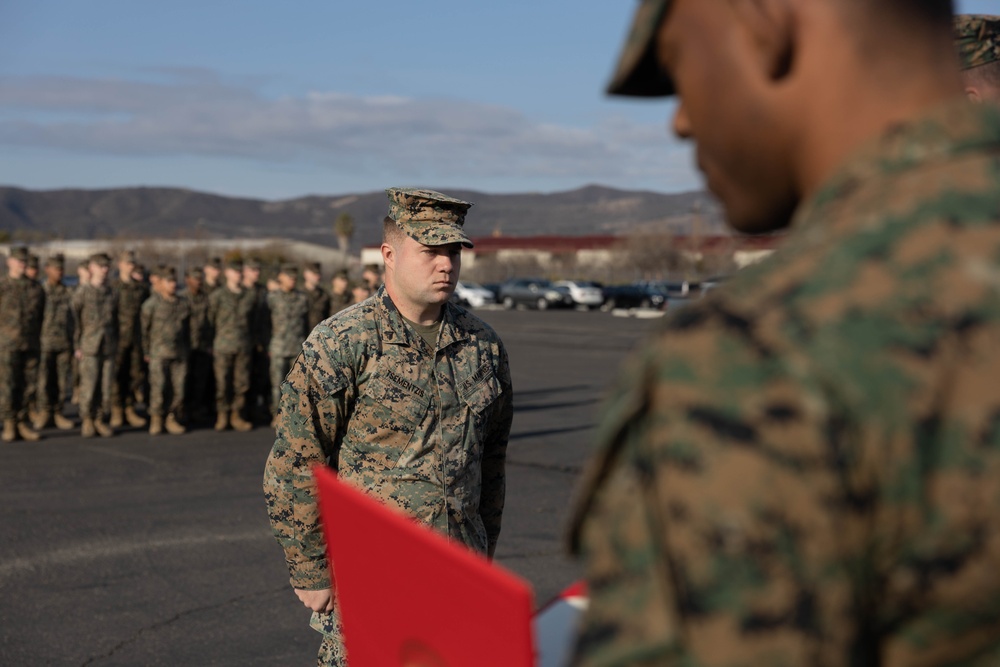 1st MLG Marine receives award for improving testing of communications gear