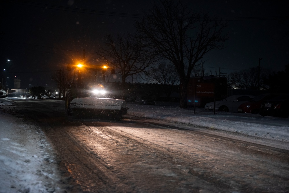 51st CES Snow Team ensures safety, enables operations