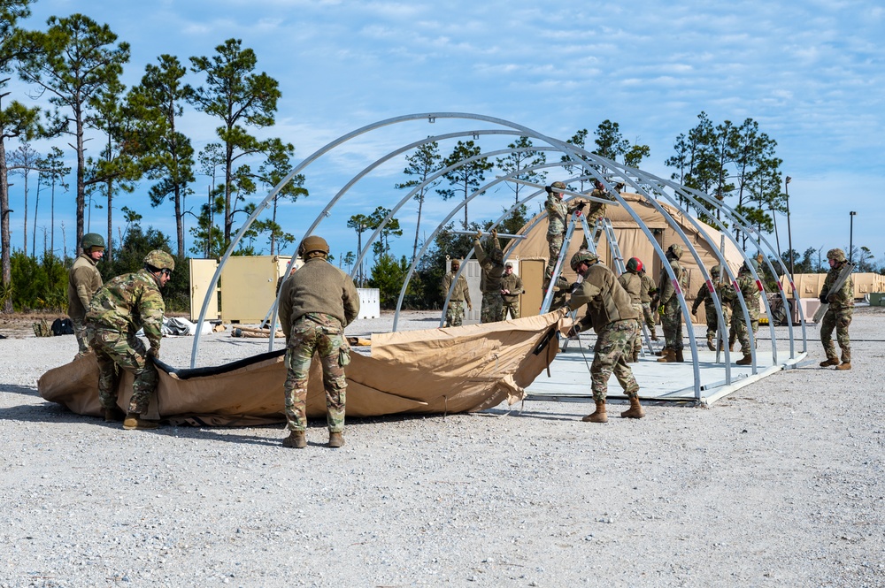 11th Air Task Force conducts field training exercise at Tyndall AFB