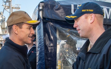 Vice Adm. Gumbleton Visits USS Mahan