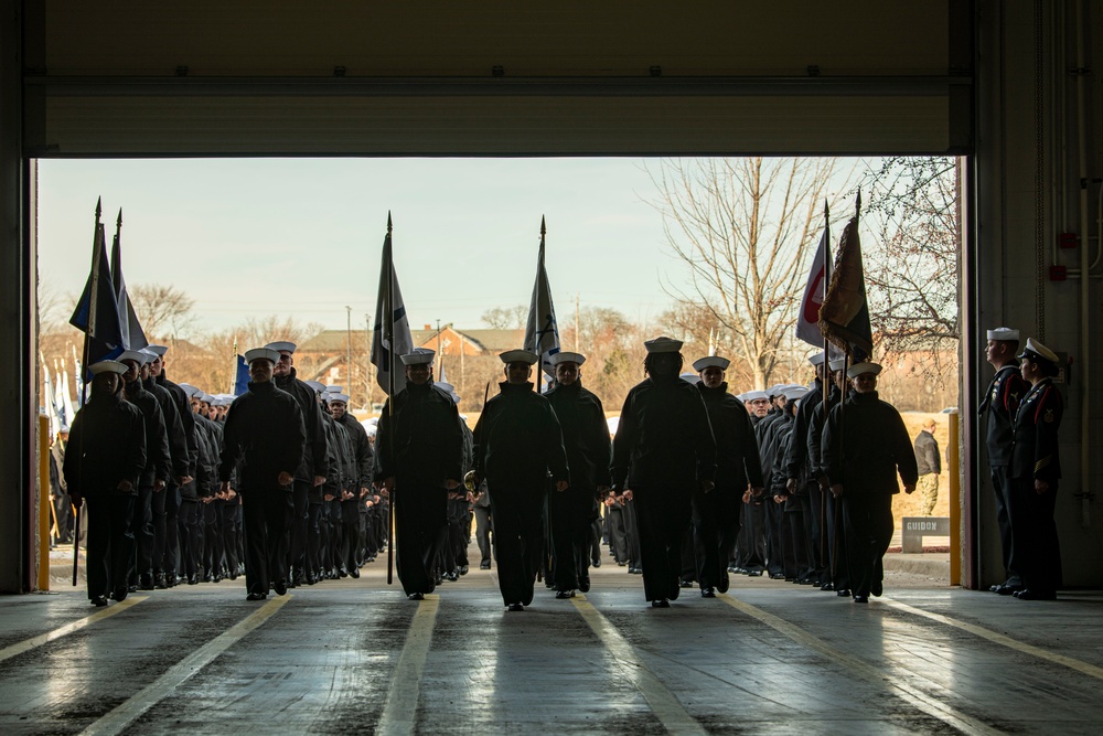 Recruit Training Command Pass in Review January 30, 2025