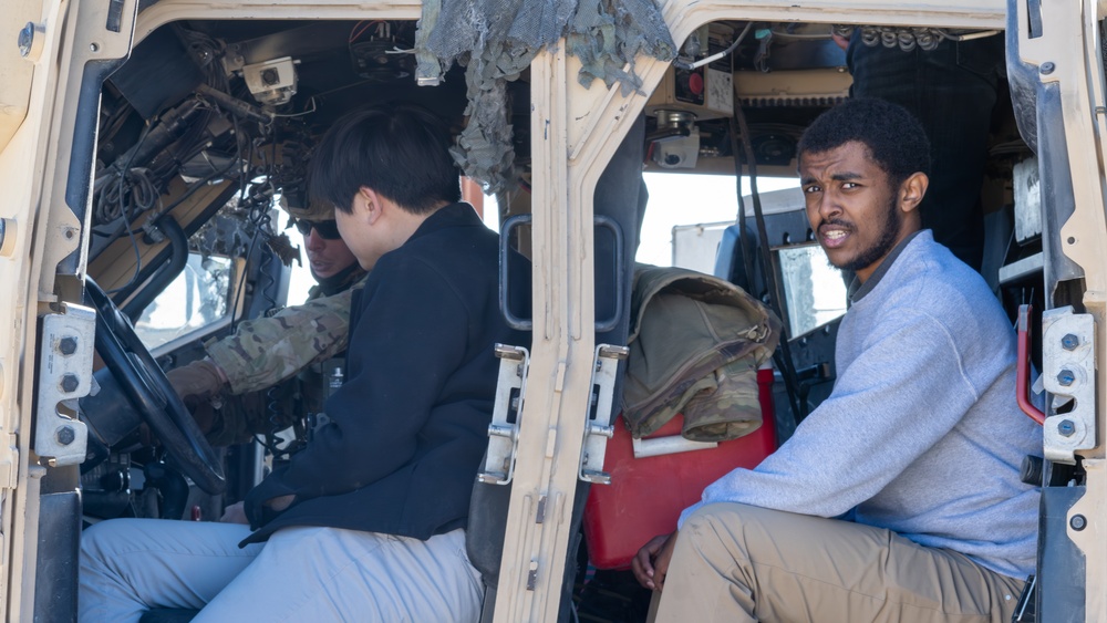 UT-Austin Students visit 'GREYWOLF' 3ABCT, 1CD's Combined Arms Live Fire (CALFEX)