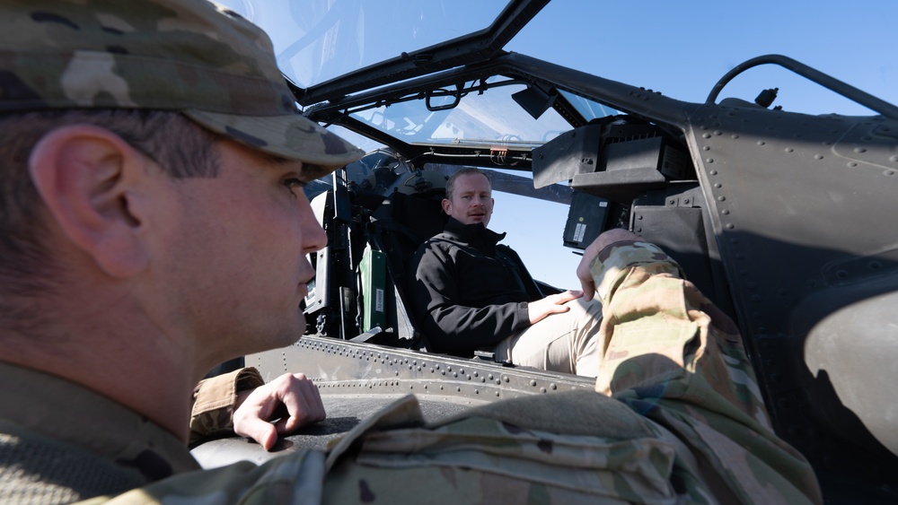 UT-Austin Students visit 'GREYWOLF' 3ABCT, 1CD's Combined Arms Live Fire (CALFEX)