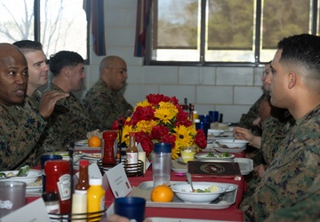 Training Command Commanding General visits Marine Corps Combat Service Support Schools