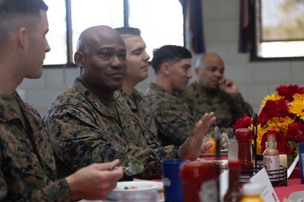 Training Command Commanding General visits Marine Corps Combat Service Support Schools