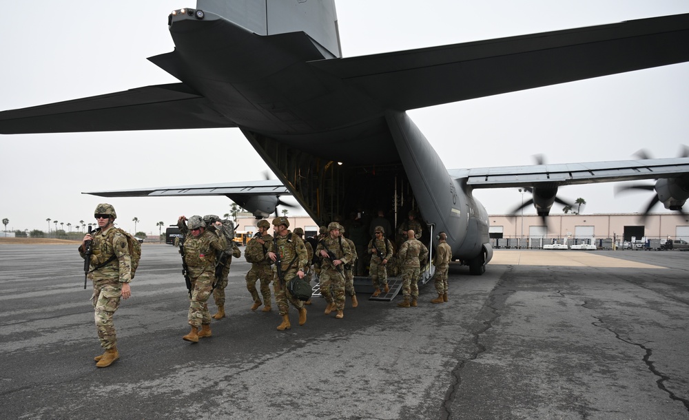 136th Airlift Wing assists in transport of troops to southern border