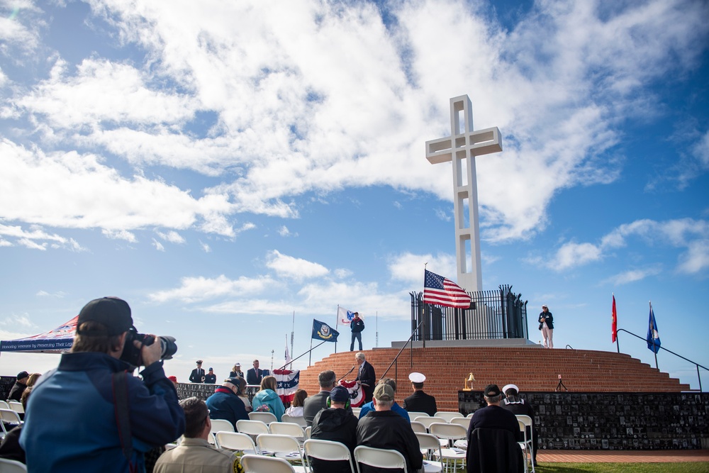 Cmdr. Lassen Medal of Honor Plaque Dedication at Mt. Soledad Veterans Memorial