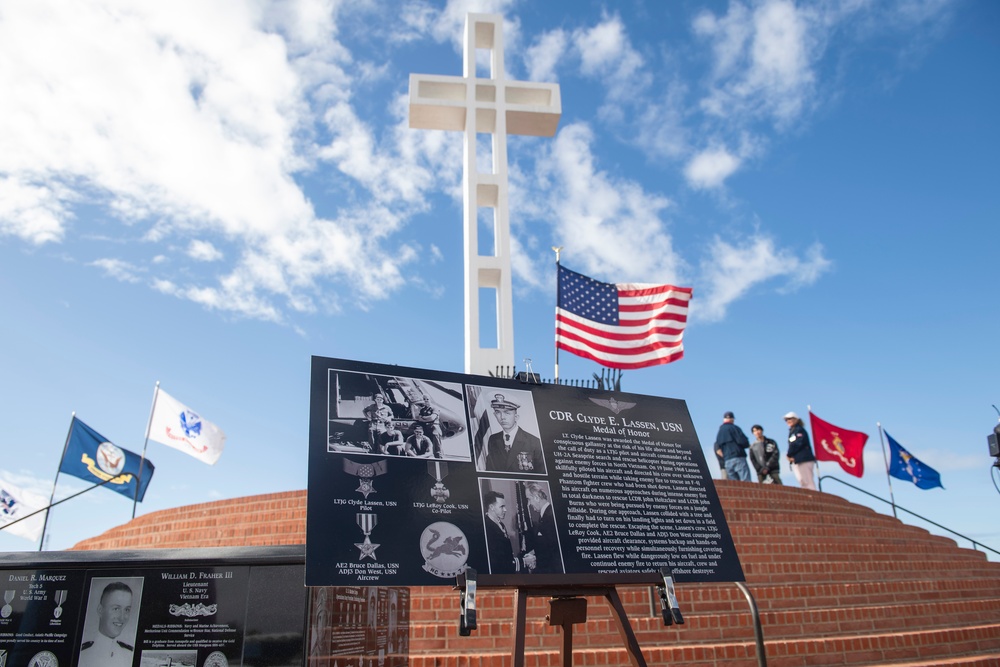 Cmdr. Lassen Medal of Honor Plaque Dedication at Mt. Soledad Veterans Memorial