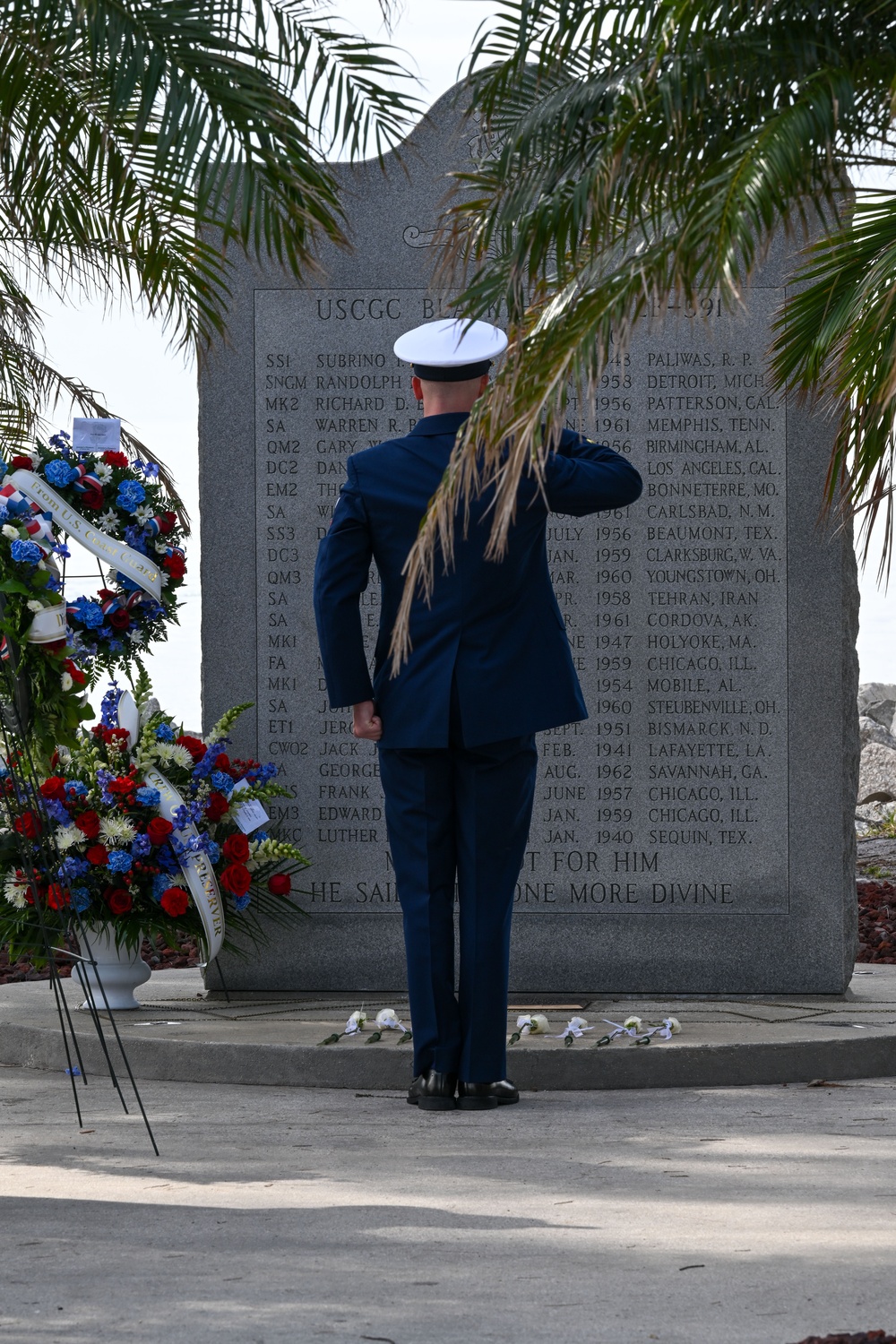 Coast Guard Blackthorn memorial