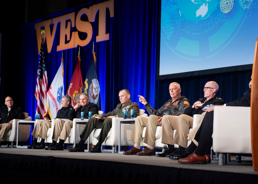 Vice Adm. Cheever, The Airboss, Speaks at WEST 2025