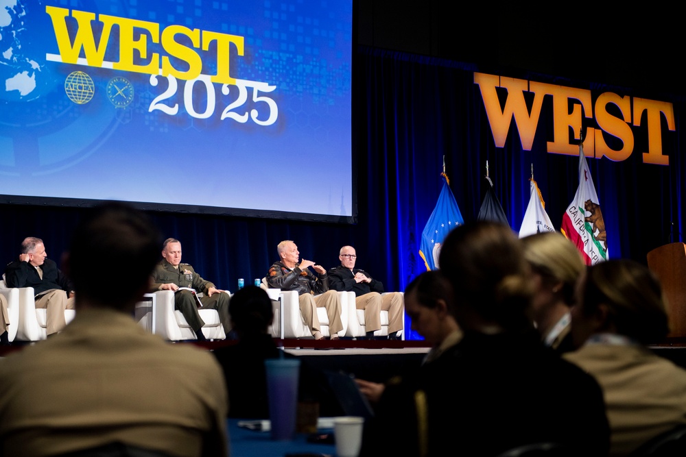 Vice Adm. Cheever, The Airboss, Speaks at WEST 2025