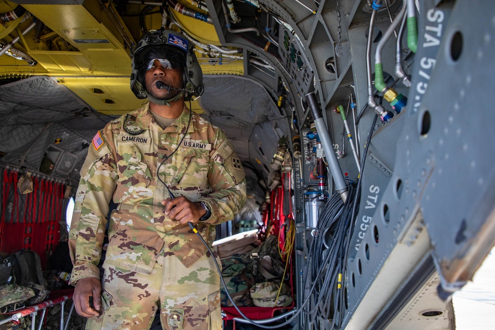 4th Combat Aviation Brigade Forward Arming Refuel Point Joint Operations with 160th Special Operations Aviation Regiment