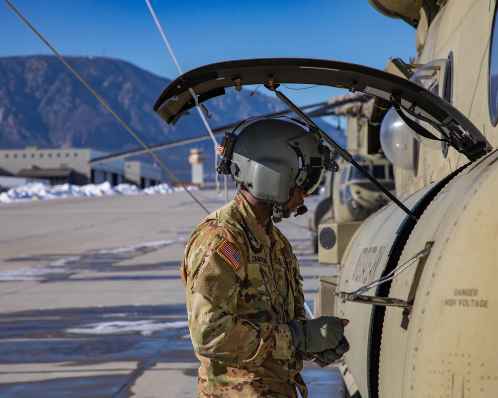 4th Combat Aviation Brigade Forward Arming Refuel Point Joint Operations with 160th Special Operations Aviation Regiment