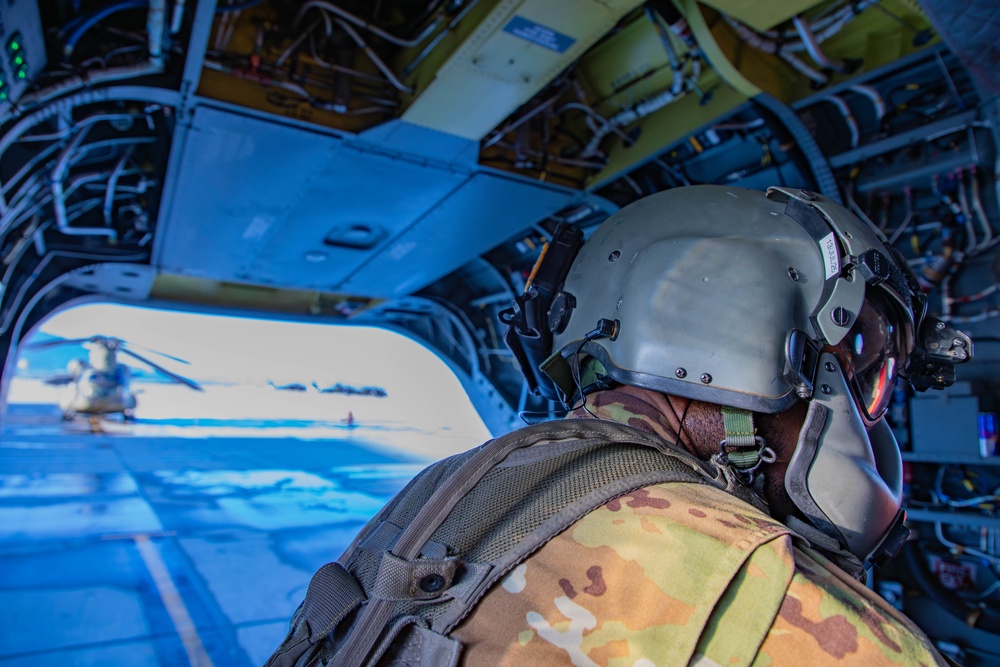 4th Combat Aviation Brigade Forward Arming Refuel Point Joint Operations with 160th Special Operations Aviation Regiment