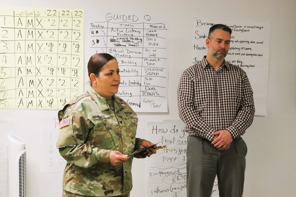 Fort McCoy employee officially presented with AMC quarterly award