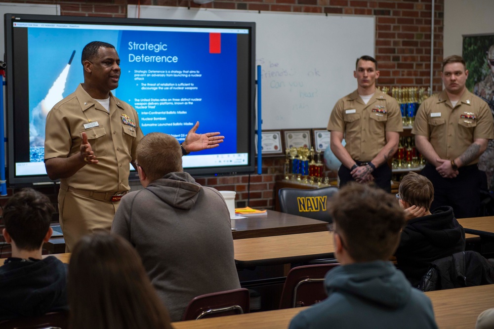 USS Nebraska visits South Kitsap NJROTC