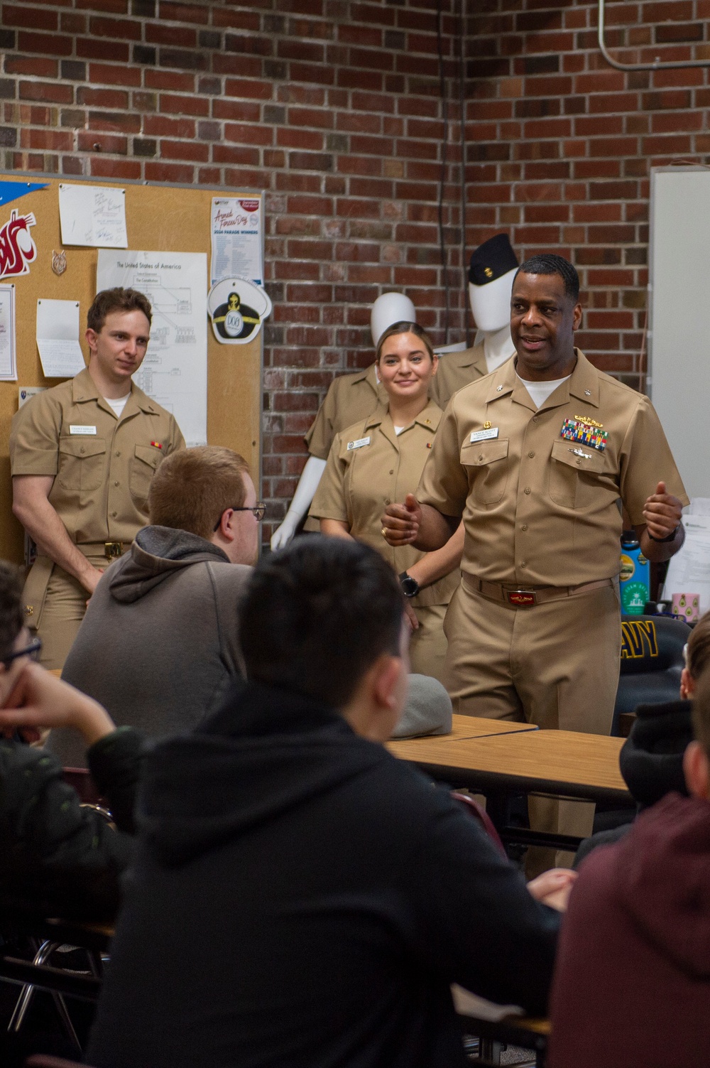 USS Nebraska visits South Kitsap NJROTC