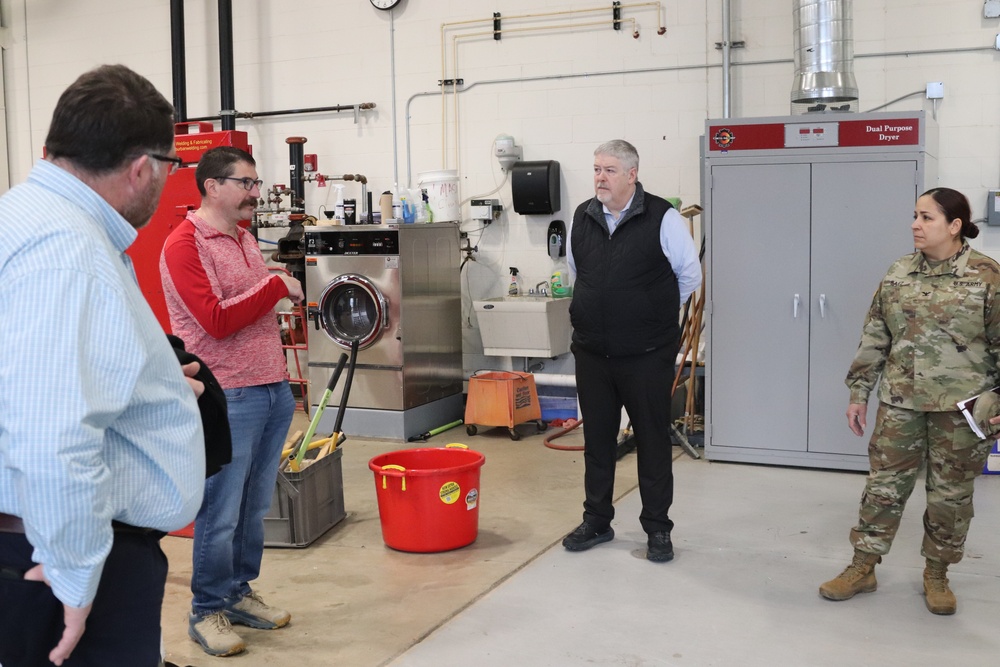 Fort McCoy Garrison command team members visit local college campus