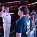 Four Future Sailors Swear In at Florida Panthers Game