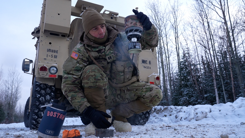 Prep the Meal: 196th Soldier uses Jet Boil during JPMRC