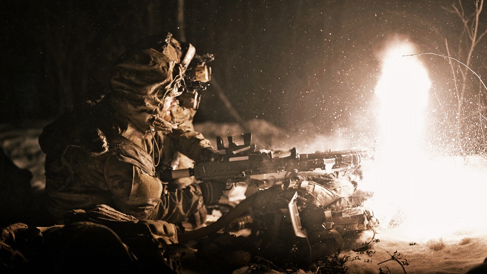 Flashes In The Dark: Opposing Forces Lay Down Suppressing Fire in JPMRC