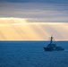 The USS Gridley Steams Near the USS Nimitz
