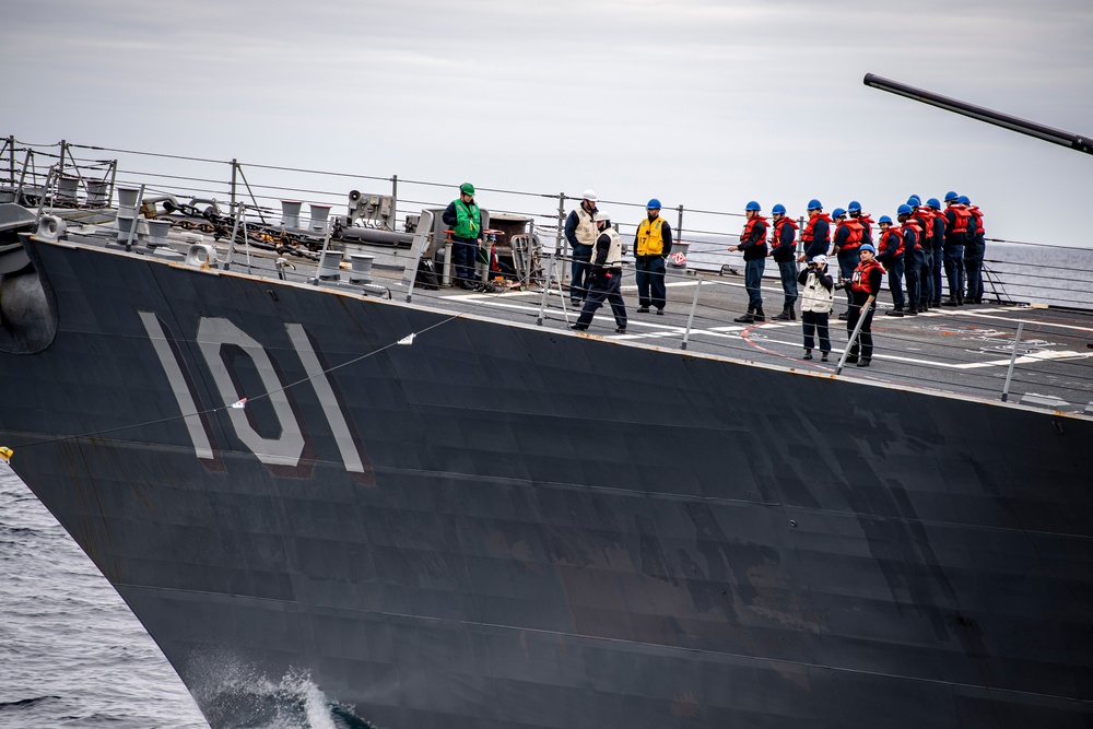 Nimitz Conducts a RAS
