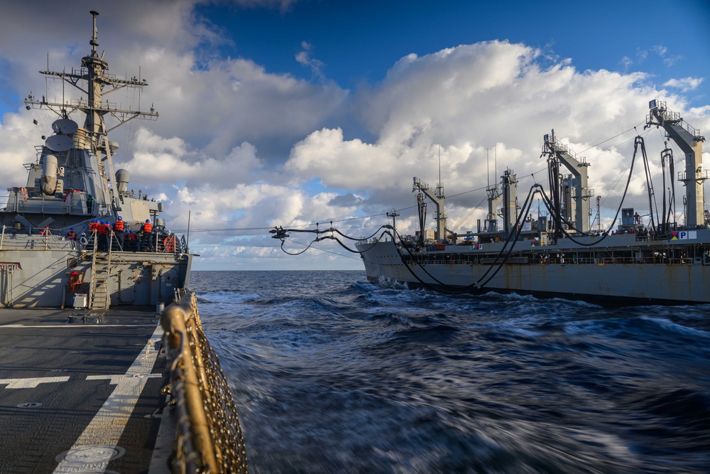 UNREP w/ USNS Henry J. Kaiser | USS Fitzgerald (DDG 62)