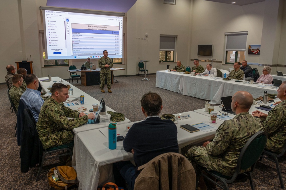 NAVFAC EURAFCENT hosts a PWO/DPWOs Symposium