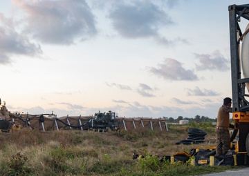 U.S. Marines ready to refuel at Tinian