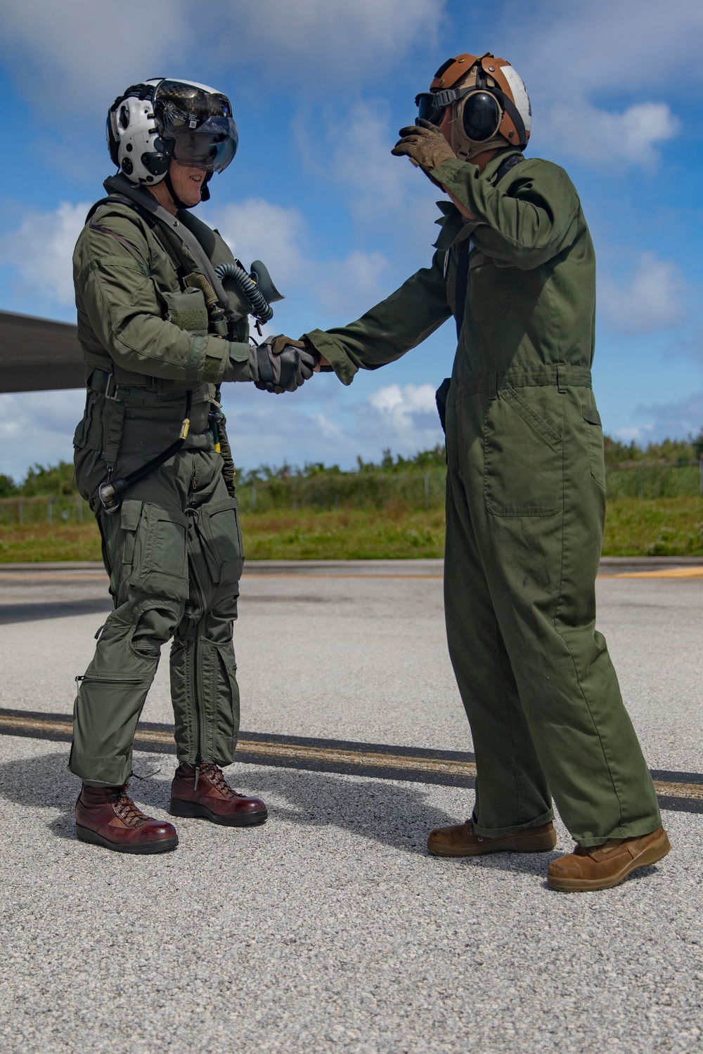 U.S. Marine Corps F-35Bs arrive at Tinian