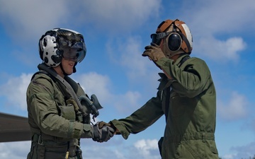 U.S. Marine Corps F-35Bs arrive at Tinian