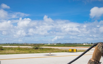 U.S. Marine Corps F-35Bs arrive at Tinian