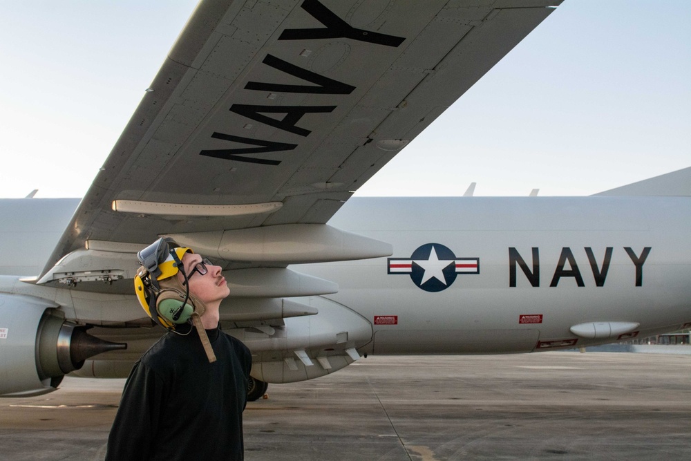 U.S. Navy Sailors Assigned to VP-45, Conduct Flight Operations