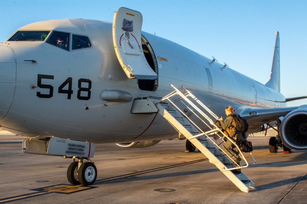 U.S. Navy Sailors Assigned to VP-45, Conduct Flight Operations