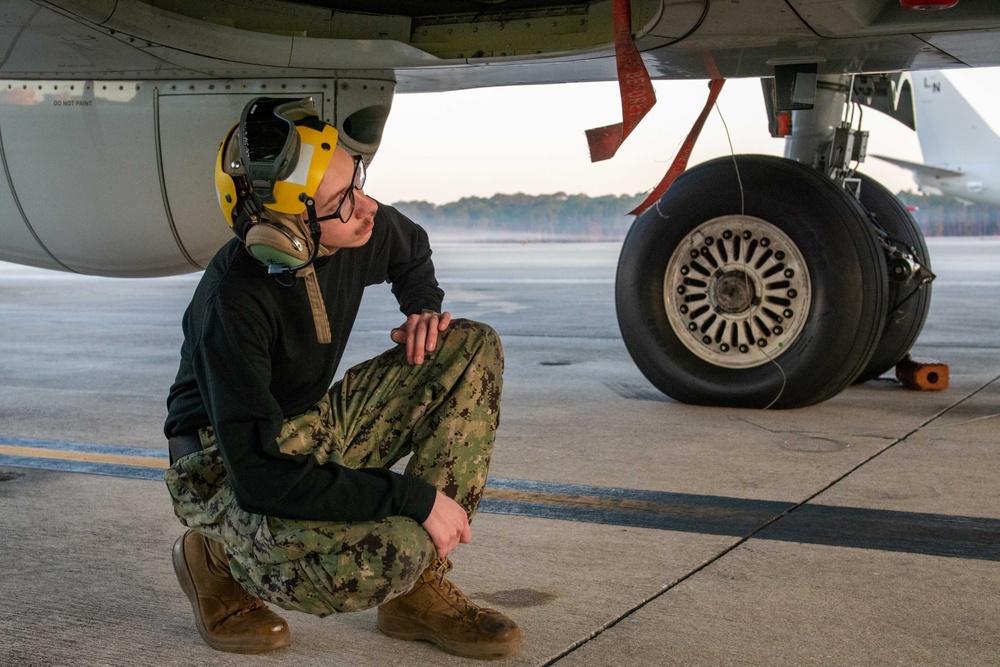 U.S. Navy Sailors Assigned to VP-45, Conduct Flight Operations