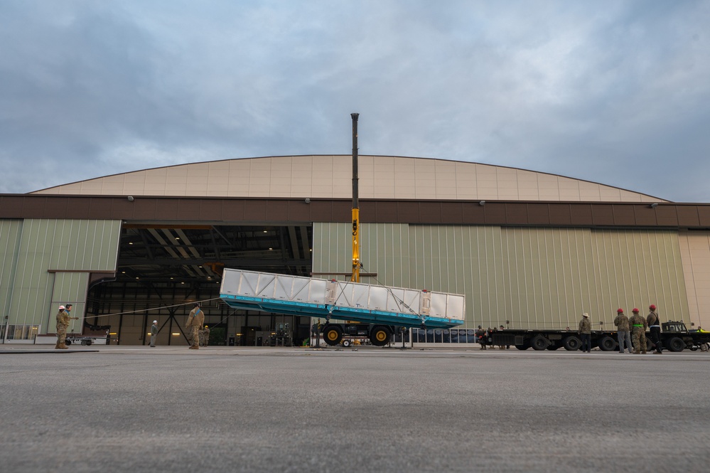 Second C130 wing replacement delivery at RAB