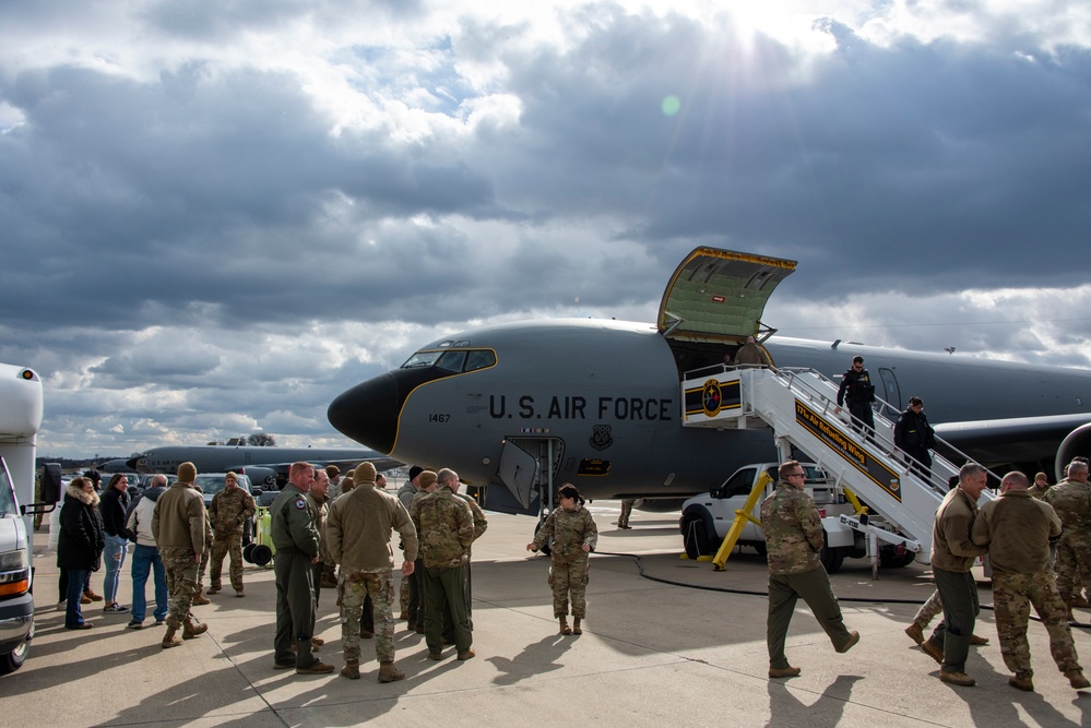 The Long Wait Ends: PA Air National Guardsmen Reunite with Family after Deployment