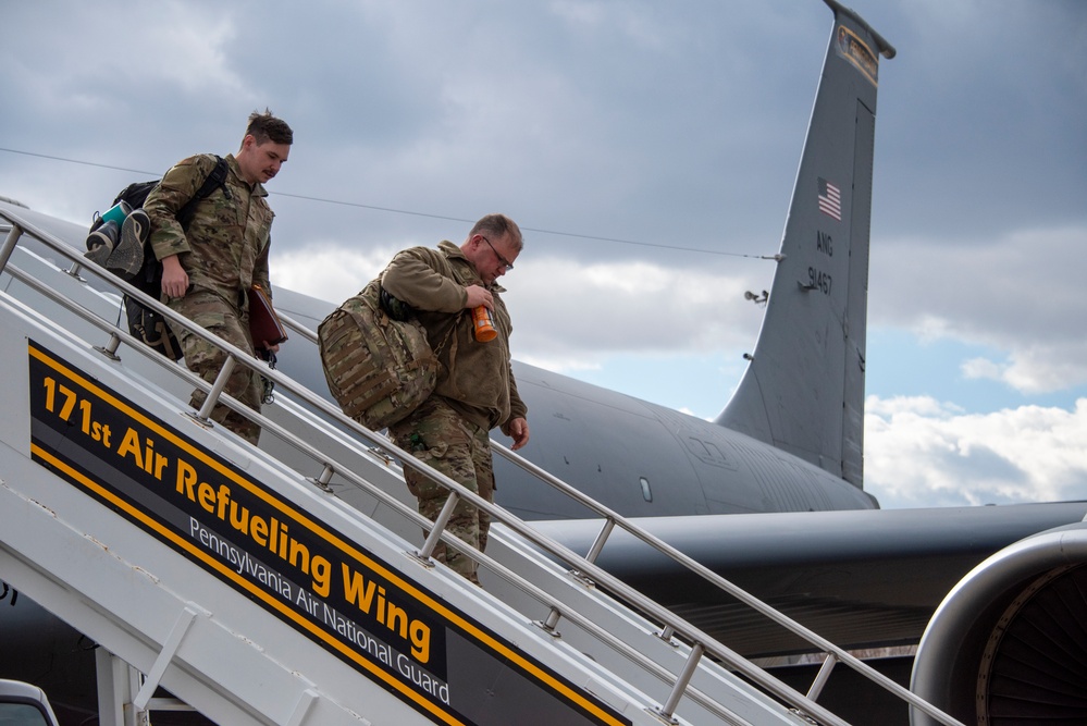 The Long Wait Ends: PA Air National Guardsmen Reunite with Family after Deployment